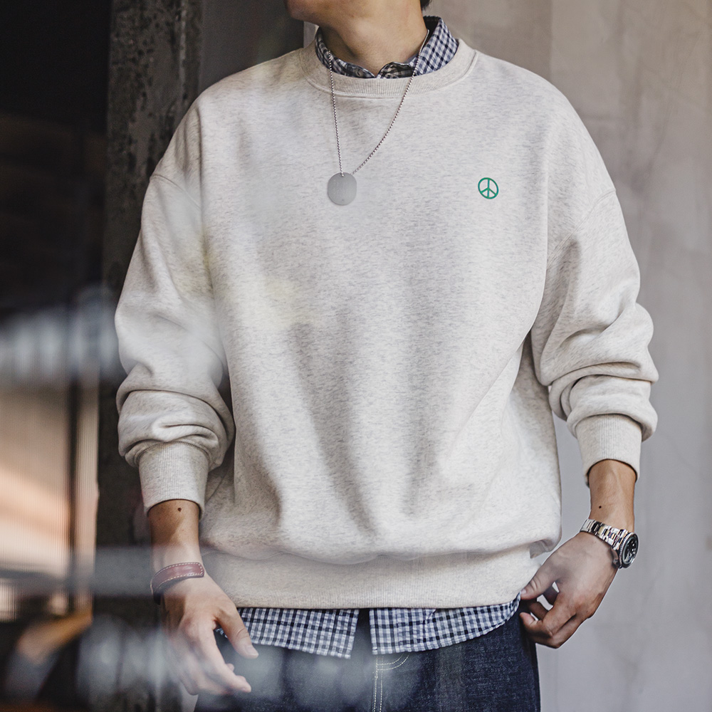 Maden Casual Gray Round-Neck H - Undershirt Crew Neck 评论和价格