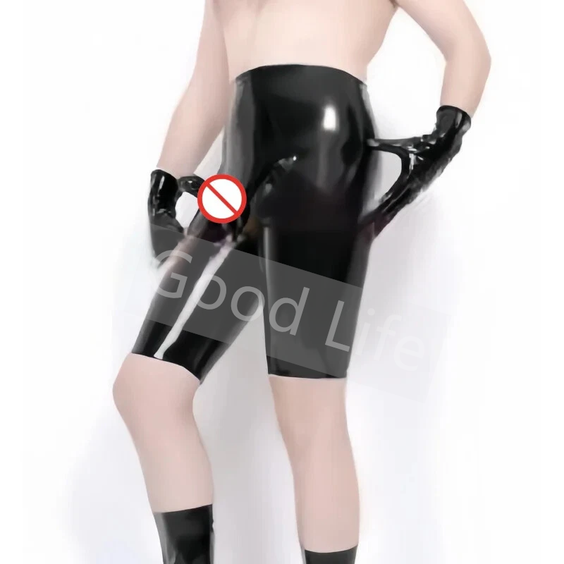 Handmade Men Black Sexy Latex  - Boxer Shorts Modal 评论和价格