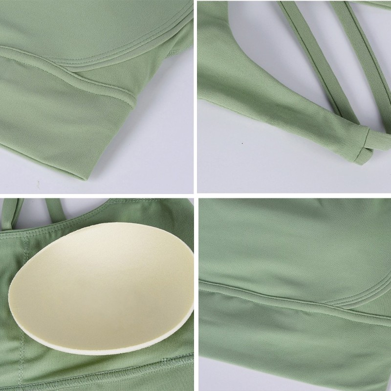 New Cross Back Nylon Yoga Top  - Quick Dry Underwear 评论和价格